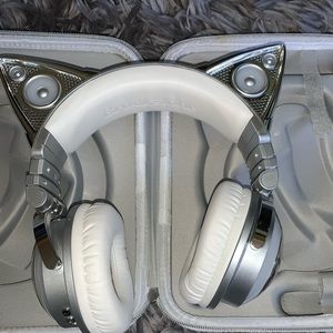 Ariana Grande Brookstone Bluetooth headphones.